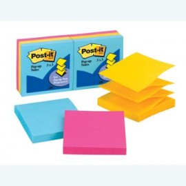 NOTAS POP-UP NEON 3X3" 50 0 HJ POST-IT