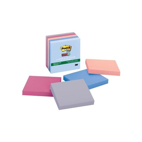 NOTAS RECICLADAS TERRA 3X3" 5PK 90 HJ POST-IT
