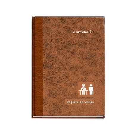 Libro Estrella de Registro de Visitas con Rayado 96 hojas