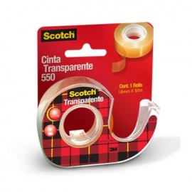 Cinta Adhesiva Scotch 550 Con Despachador 18X30 Pieza