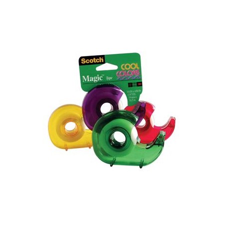 Cinta Adhesiva Scotch Cool Colors 19X16.5 Con Despachador