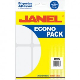 ETIQUETA BLANCA ECONOPACK 50X100 72 piezas JANEL