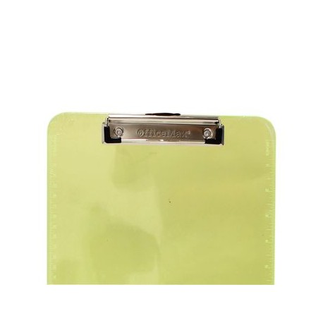 Tabla de Acrilico Con Clip Tamaño Carta Varios Colores OMX