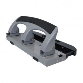 PERFORADORA 3 ORIFICIOS.CAPACIDAD 20 HOJAS.COLOR PLATA