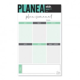 Planner Semanal Mint Pastel Stuk
