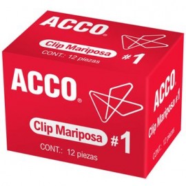 Clip Mariposa Ñ1 12 pz