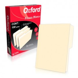FOLDER MANILA CARTA OXFORD 10 0 PZ 171GRS