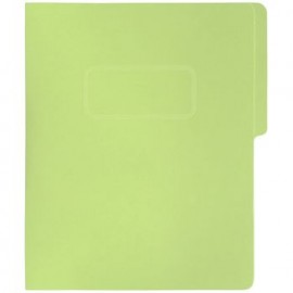 Carpeta Tipo  Pressboard Broche 8cm Carta Verde c/5