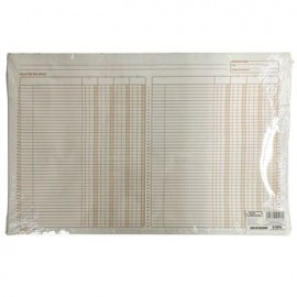 Hoja balance color verde óptico