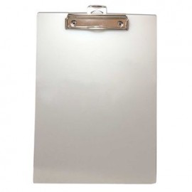 Tabla Sujetadocumentos Acrilico Gris Con Clip Officemax