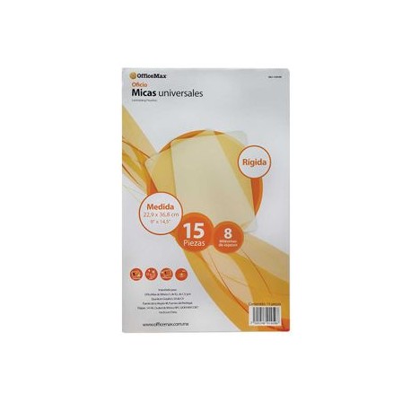 Micatermica OMX 22.9X36.8 cm (8mil) bolsa con 15 piezas