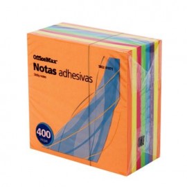 Notas Adhesivas OMX neon multicolor 3X3 400hj