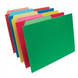 FOLDER COLORES CARTA PENDAFLEX 25PZ DOBLE TONALIDAD