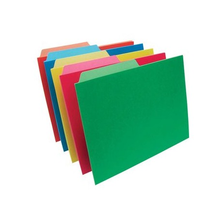 FOLDER COLORES CARTA PENDAFLEX 25PZ DOBLE TONALIDAD