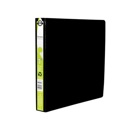 CARPETA VENTANA HERRAJE EN O NEGRA 1" SAMSILL