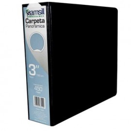 CARPETA VENTANA HERRAJE EN O NEGRA 3" SAMSILL