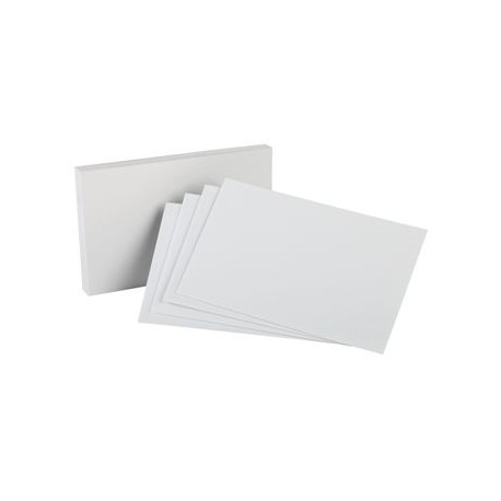 Tarjeta Indice Oxford Blanca 5x8" 10 0 Piezas