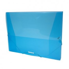 Portadocumentos Oxford Tipo Sobre con Elástico Azul