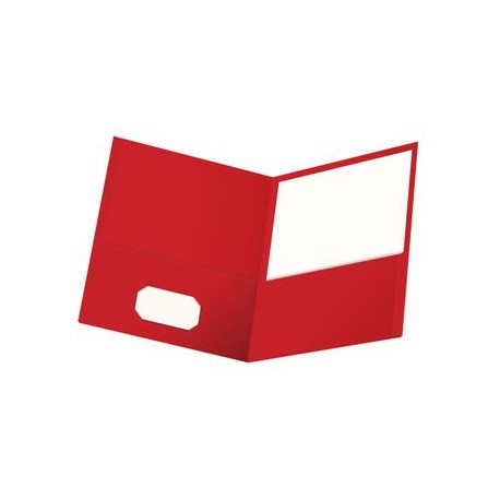 FOLDER PORTAFOLIO ROJO DOBLE SOLAPA CARTA OXFORD 5PZ