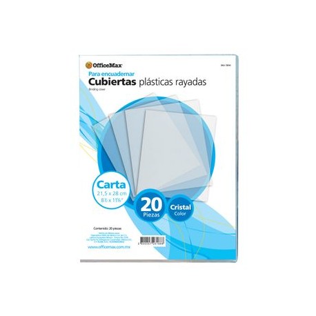 CUBIERTA PLASTICA RAYADA CRISTAL 20 P OMX
