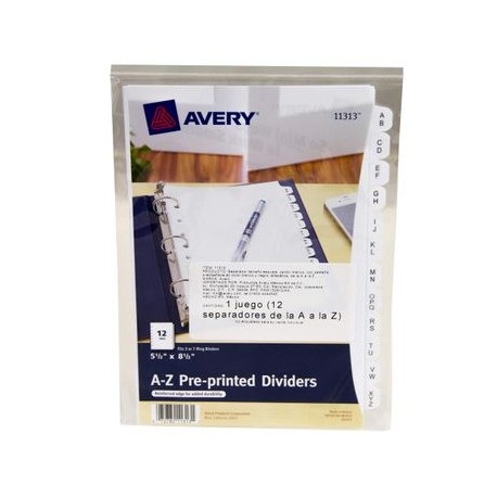 Separador PrediseAdo Alfabetico Esquela 1 Juego