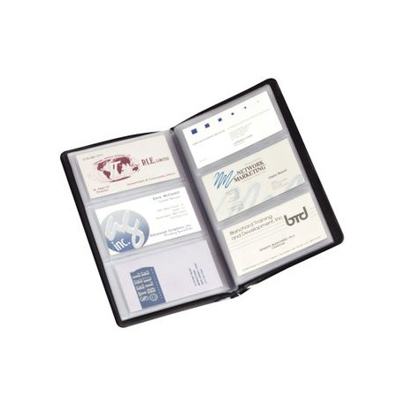 Portatarjetero Sellado Negro 72 Tarjetas