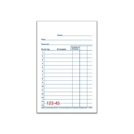 Libro De Venta 3 Blocks 50Jgs Con Papel Carbon Orig Y Copia