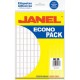 ETIQUETA BLANCA ECONOPACK 08X20MM 1512 PZA/PQTE JANEL
