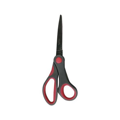 Tijera Ofi Sigel Multiusos 8" negro/rojo