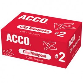 Clip Mariposa Ñ2 50 pz