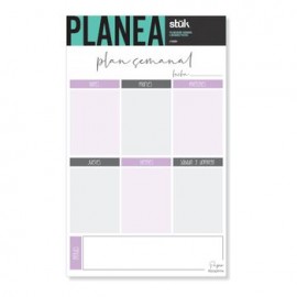 Planner Semanal Lavander Pastel Stuk