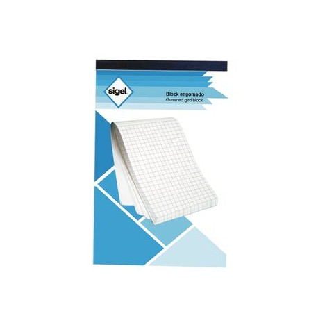 Block Esquela Engomado Cuadro Chico 80 Hojas 68G/M2