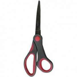 Tijera Ofi Sigel Multiusos 8" negro/rojo