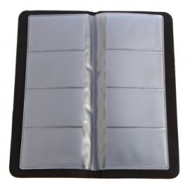 Tarjetero cafè/negro 96 tarjetas