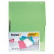 Carpeta Tipo  Pressboard Broche 8cm OFICIO VERD COL C/5