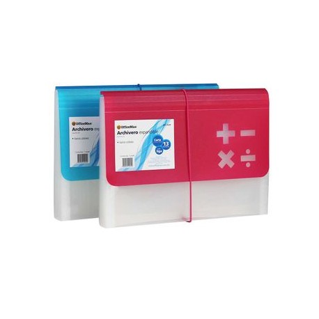 Archivero Expandible OMX 13 Divisiones cn Liga Varios Colore