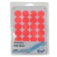 Etiquetas redondas rojo neón  1.9 cm 50 4 piezas Officemax