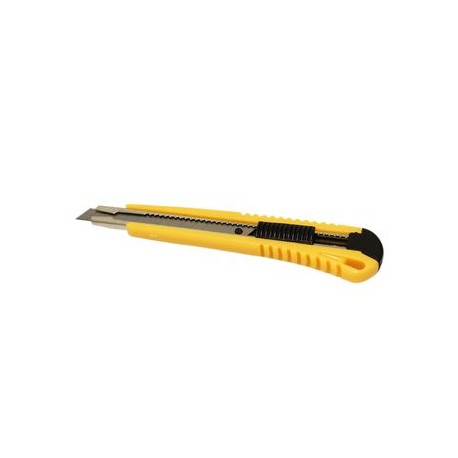 Cutter Plástico y Estructura De Metal.Navaja de 9MM