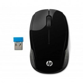 Mouse Inalámbrico HP 200, Negro, X6W31AA