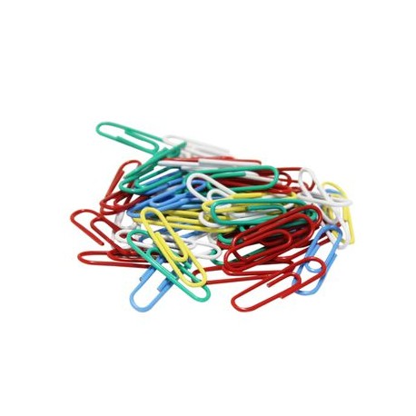 CLIPS DE COLORES DE 28MM CON 500 PIEZAS