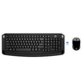 Kit HP Teclado y Mouse 300 Inalámbrico, 3ML04AA