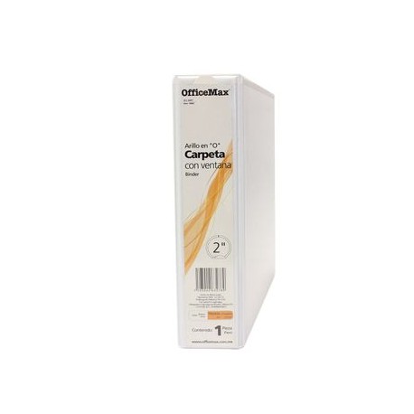 CARPETA PANORAMICA BLANCA 2" HERRAJE EN O OFFICEMAX®