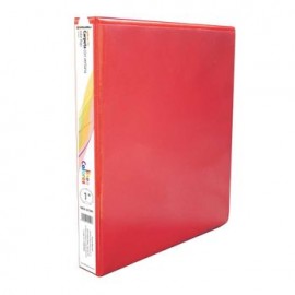 CARPETA PANORAMICA ROJA 1" HERRAJE EN O OFFICEMAX®
