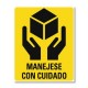 Etiqueta para envios "Manejese con cuidado" 15 piezas