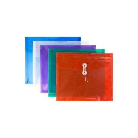 Sobre Carta Vertical con Hilo 5Pk Diferentes Colores