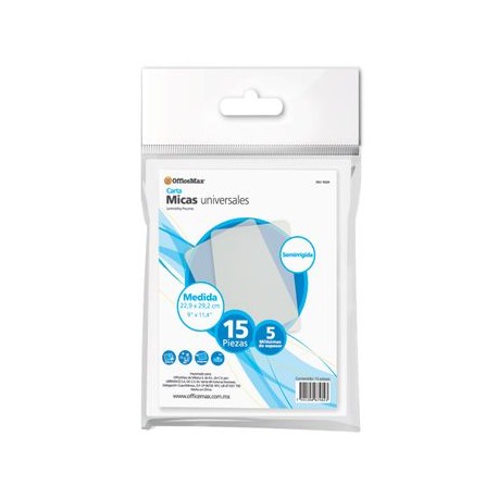 MICA SEMIRIGIDA OMX 22.9X29.2CM 5MM 15P