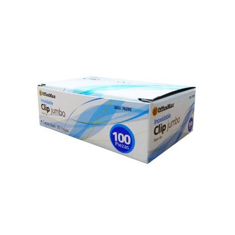 CLIP JUMBO CAJA CON 100PZ OFFICEMAX