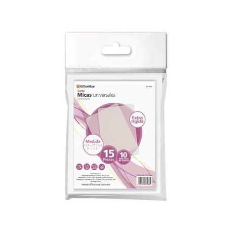 MICA EXTRARIGIDA OMX 22.9 X 29.2CM 10 MM 15P