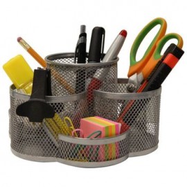 Organizador Giratorio Officemax Mesh Plata
