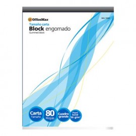 Block Carta Cuadro grande OfficeMax C7 80H